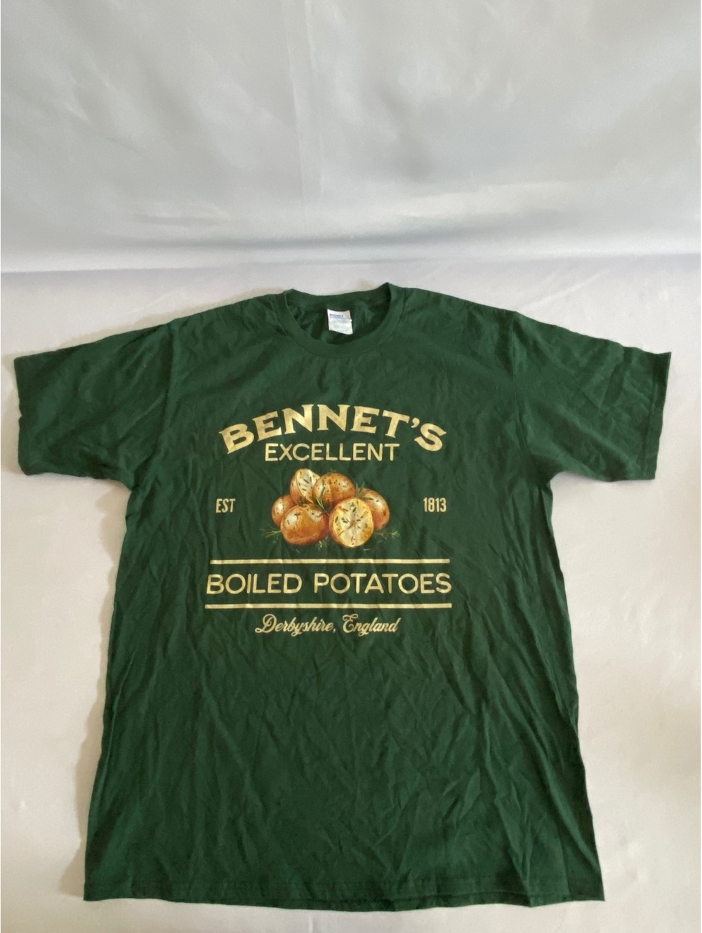 Port & Company Bennett's Boiled Potatoes Green Graphic T-Shirt